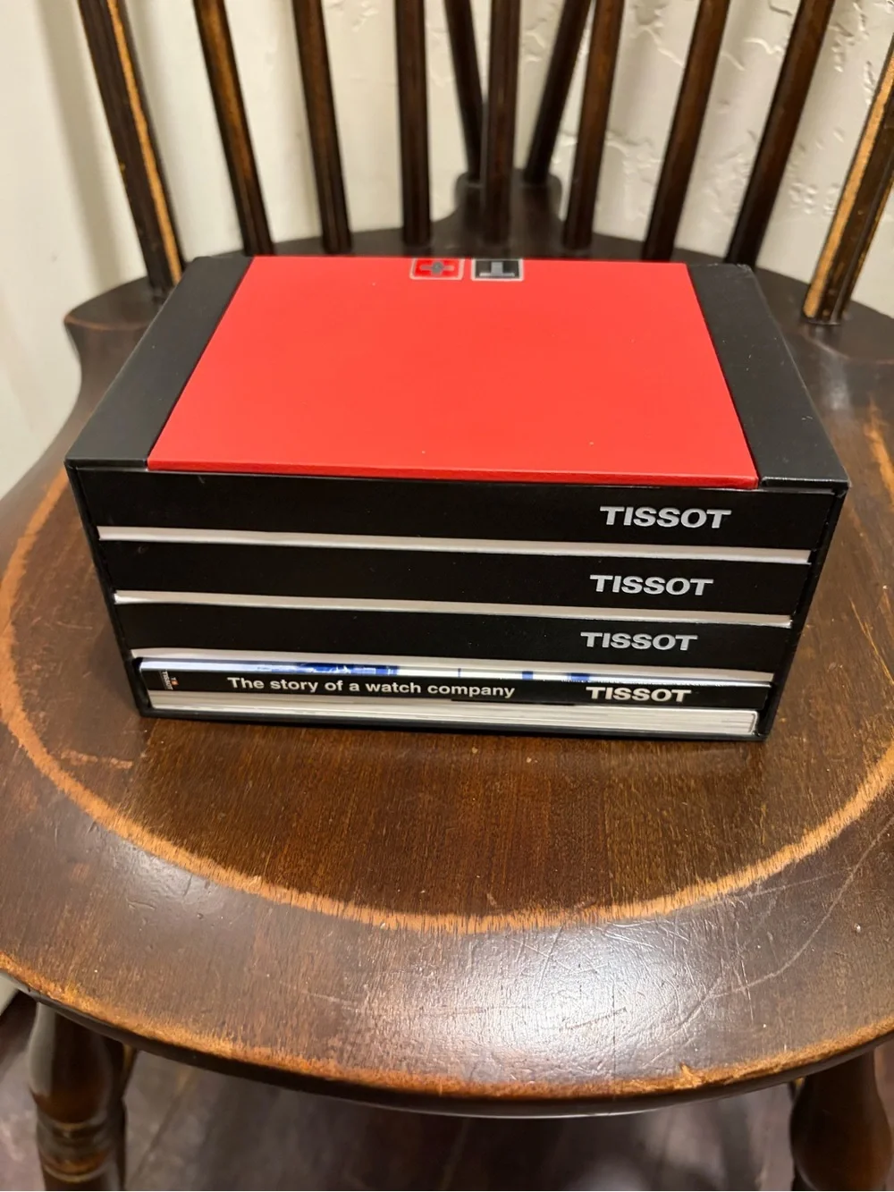Original Tissot Swiss Watch Box Complete with Booklets and paperwork